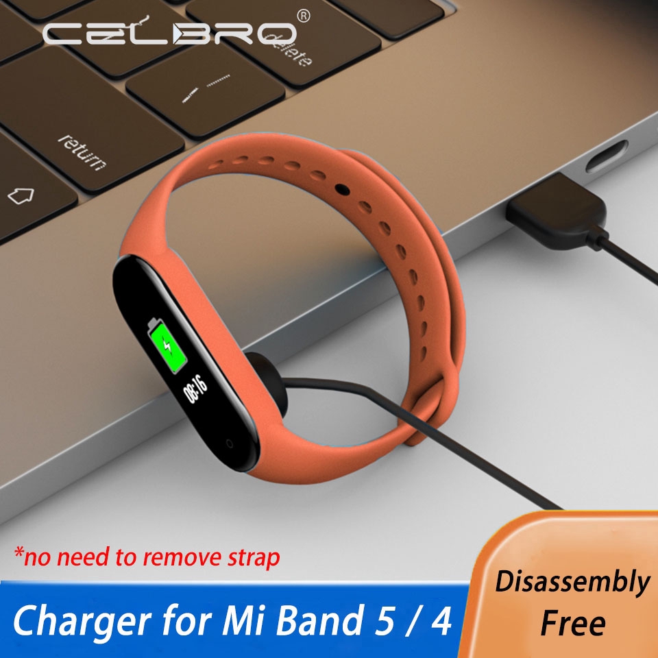 Dây Cáp Sạc Usb Thay Thế Cho Đồng Hồ Thông Minh Phù hợp với Xiaomi Mi Band 5 Miband 5 / 4 / 3 / 2