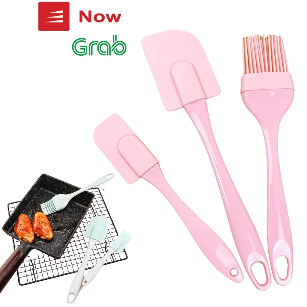 Bộ 3 Cọ Quét Dầu Phớt Trộn Dụng Cụ Làm Bánh Đồ Dùng Nhà Bếp