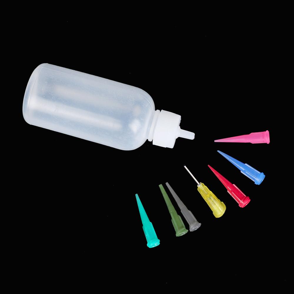 LANSEL Set 5 Chai Nhựa Đựng Mực Xăm Tiện Lợi