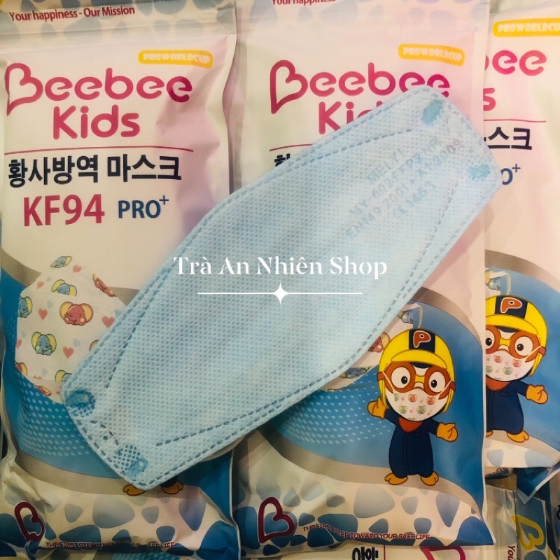 [KF94] Khẩu trang 4 lớp 4D Beebee kids cho bé 8-12 tuổi