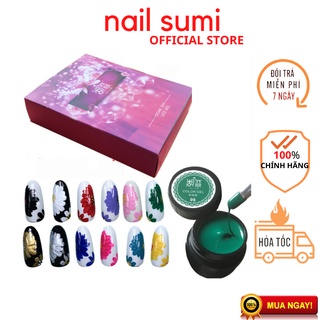 Gel Vẽ Nổi Hulian Siêu Đặc Màu Đẹp sét 12 Màu