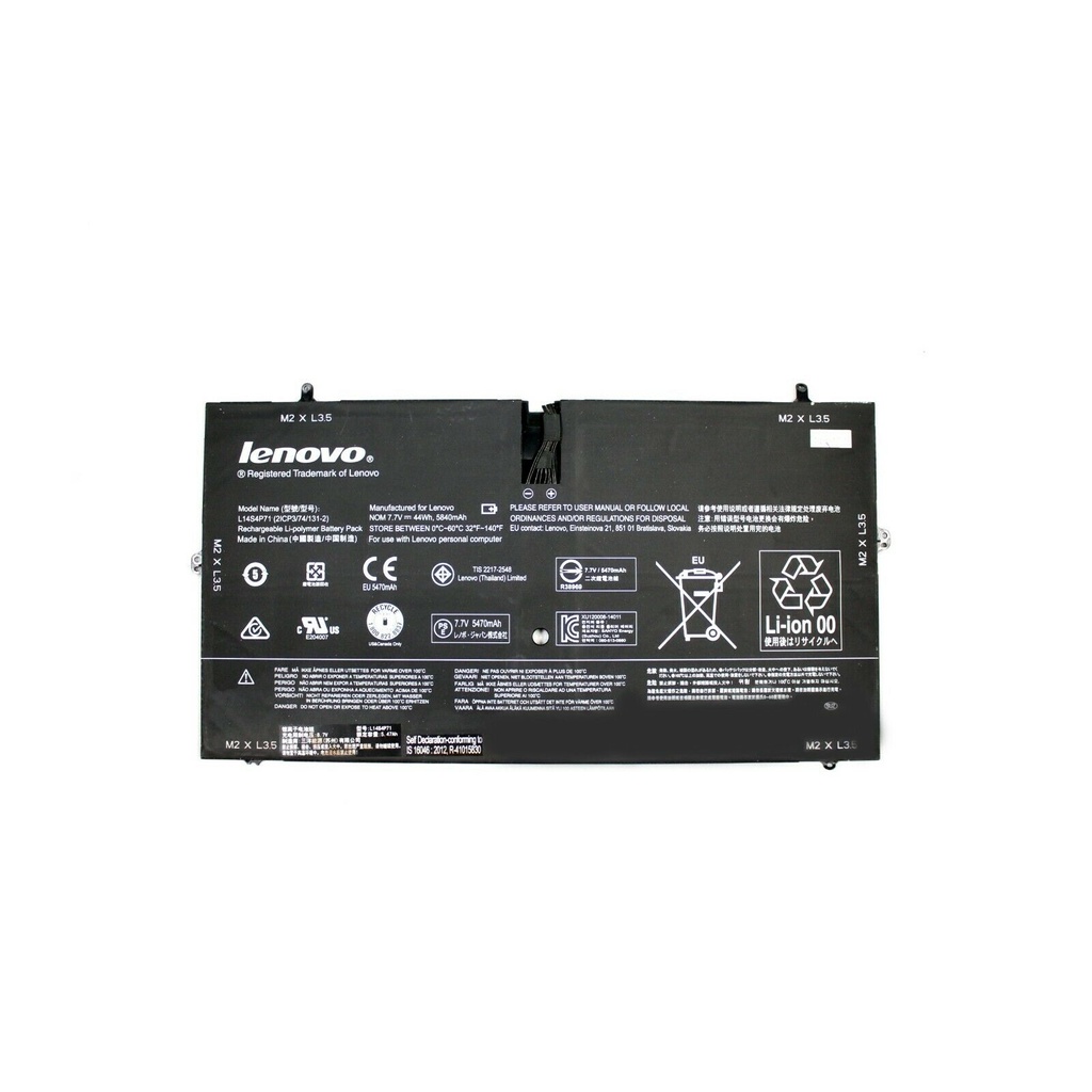 Pin Laptop Lenovo Yoga 3 Pro 1370 L13M4P71 L14S4P71 Pro-1370 80HE Pro-5Y71 Pro-I5Y70 44Wh. Bảo hành toàn quốc