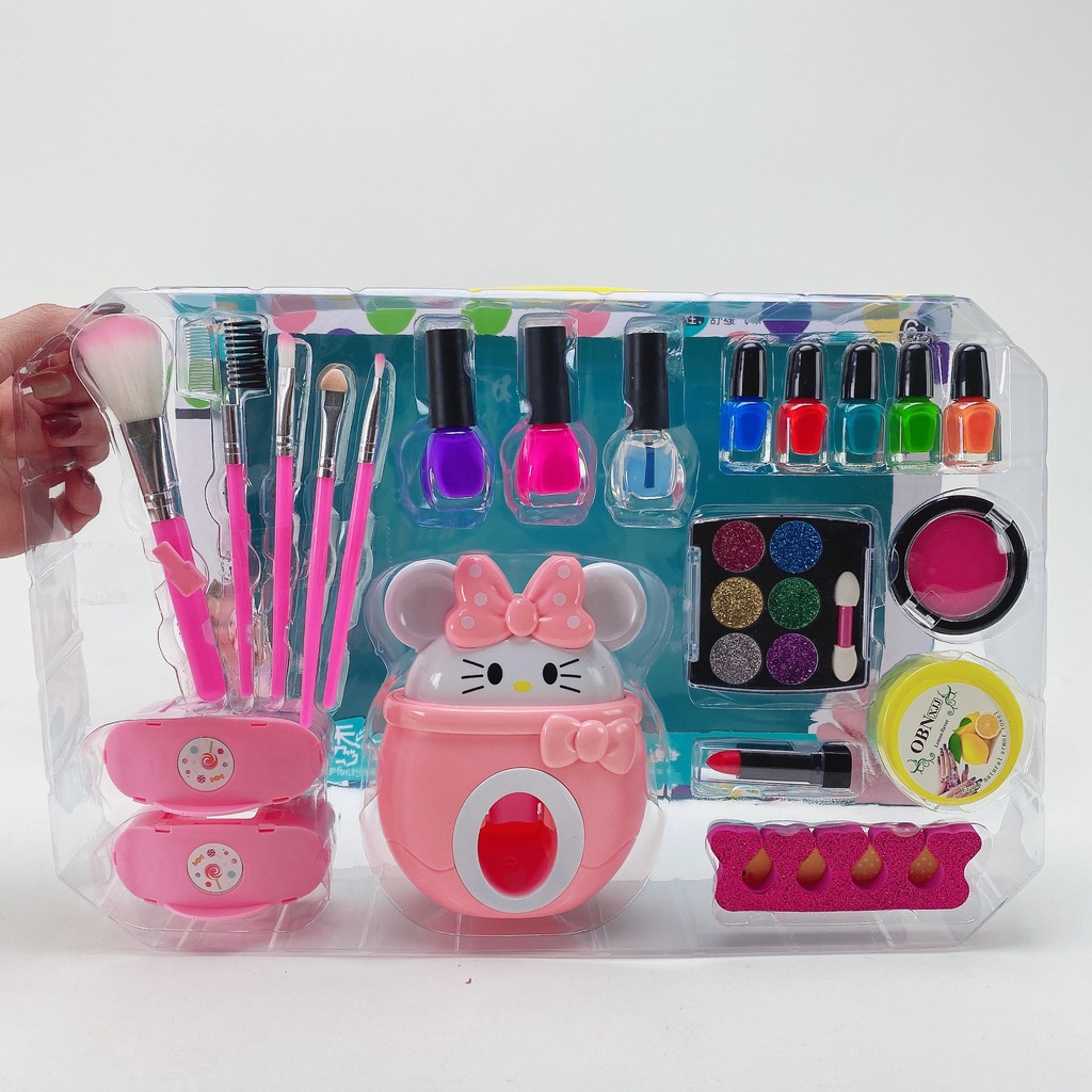 Bộ đồ chơi make up & trang điểm móng ta  an toàn cho bé gái