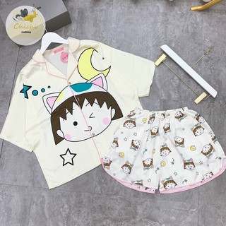 Pijama đồ bộ ngủ mặc nhà cánh dơi lụa latin em bé siêu cute