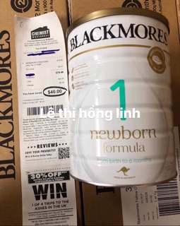 [ Air + Bill] Sữa Blackmore Đủ Số 900gr