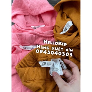 Bộ nỉ HM trần bông cho bé