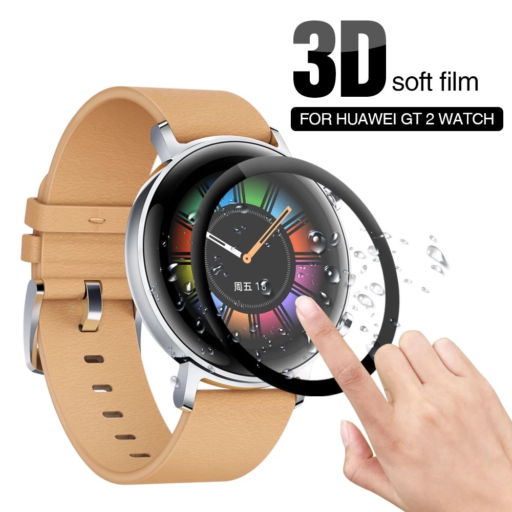 Miếng Dán Bảo Vệ Màn Hình 3D Cho Huawei Watch GT GT2 GT3 Pro 46mm 42mm 43mm GT 2E Honor Magic