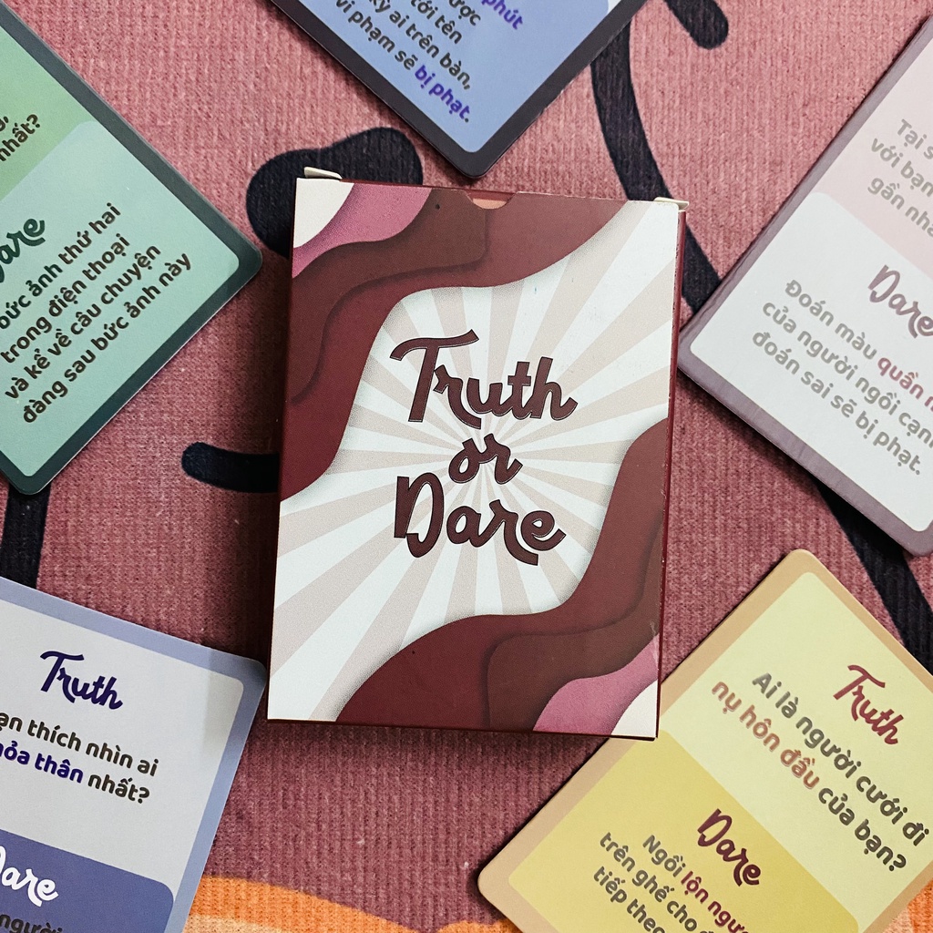 Bộ bài drinking game truth or dare thách hay thật  thử thách 35 lá vui nhộn cho nhóm bạn nốc out cuộc chơi