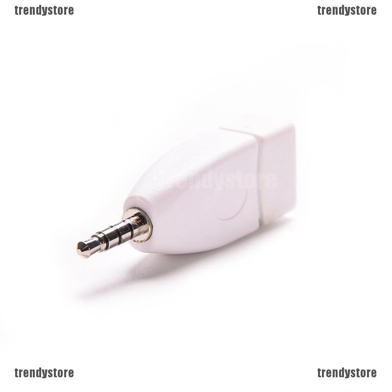 THIET Giắc Chuyển Đổi Từ 3.5Mm Male Aux Audio Plug Sang Usb 2.0 Female