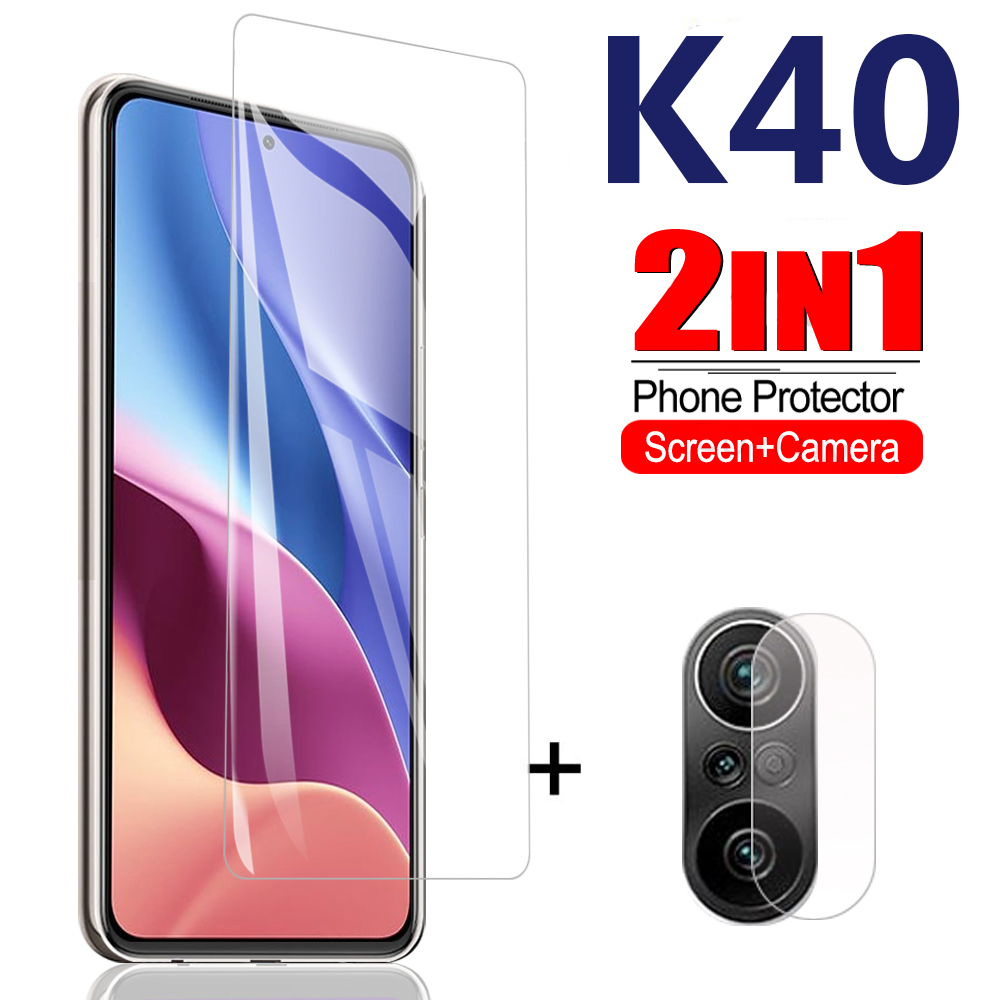 Kính cường lực toàn màn hình 2 trong 1 cho Xiaomi Redmi K40 Pro Plus K40 K40Pro K40Pro