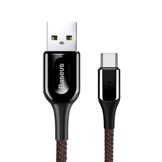 Dây cáp sạc/truyền dữ liệu hiệu Baseus 3A 1m x-type C cho Samsung HTC Huawei
