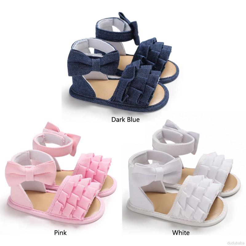 Giày Sandal Đế Mềm Chống Trượt Cho Bé 0-18 Tháng Tuổi