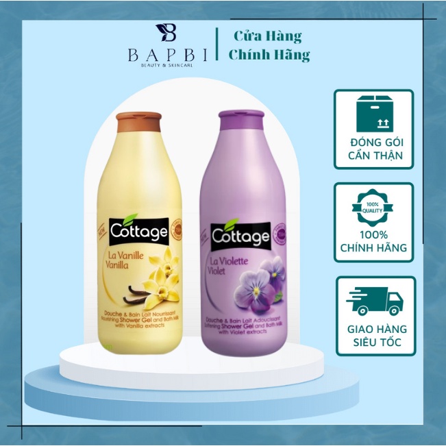 [CHUẨN AUTH] Sữa tắm Cottage 750ml