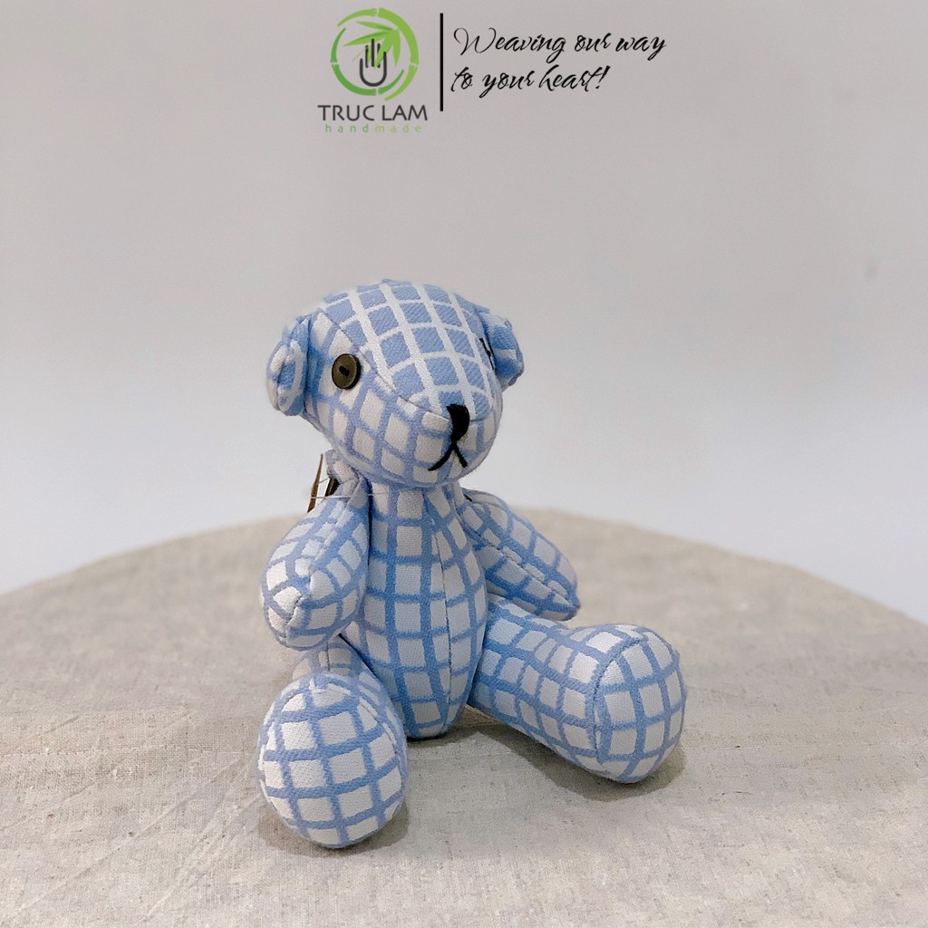 Đồ Chơi Cho Bé Thú Nhồi Bông Hình Gấu Teddy Bông Gòn Cao Cấp Cỡ Nhỏ – Trúc Lâm Handmade