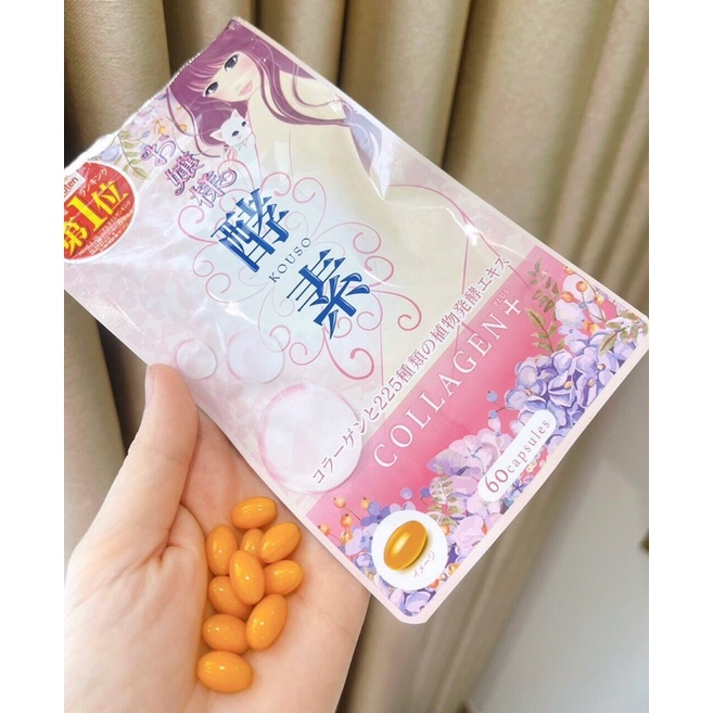 Viên uống hỗ trợ đẹp da collagen tươi nhau thai heo Nhật Bản