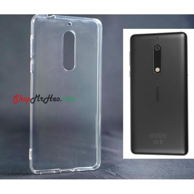 Ốp Lưng Silicon Dẻo Trong Suốt Nokia 5