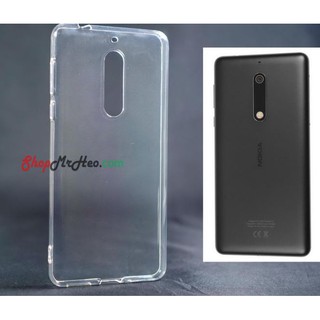 Ốp Lưng Silicon Dẻo Trong Suốt Nokia 5