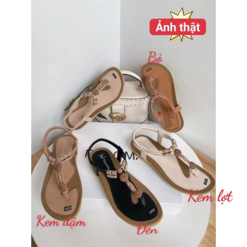 Sandal xỏ ngón MAILIAA quai thổ cẩm