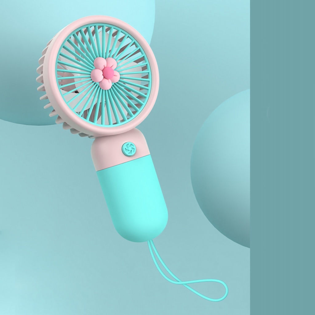Có thể bán buôn Quạt cầm tay Silicone mềm Mini USB có thể sạc lại bỏ túi di động cho ngoài trời Westvirginia058 Hàng giao ngay
