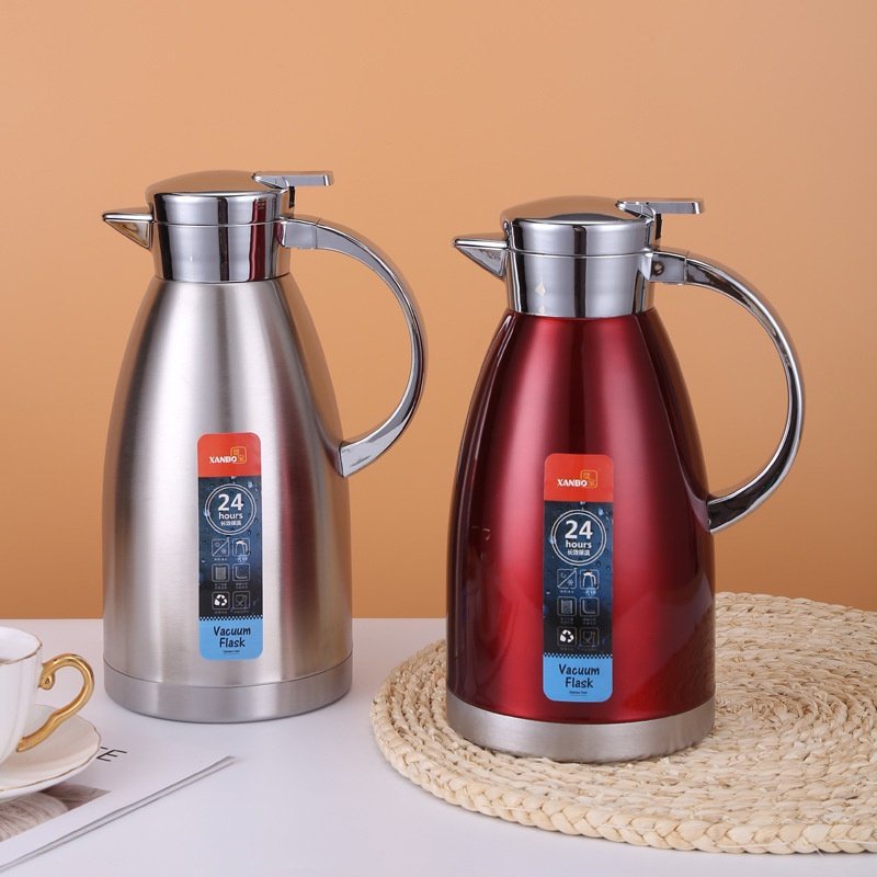 BÌNH ĐỰNG NƯỚC, TRÀ, CAFE ĐA NĂNG 6 LỚP CHỐNG TRÀN, GIỮ NHIỆT CỰC TỐT - PHÍCH NƯỚC XANBON 2,3L THÍCH HỢP CHO GIA ĐÌNH