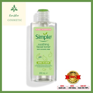 Nước Hoa Hồng Simple Soothing Facial Toner 200ml Dành Cho Da Nhạy Cảm