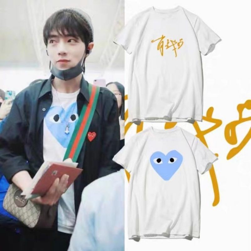 Áo Vương Nhất Bác Tiêu Chiến  FREESHIP  Giảm Ngay 5K Khi Nhâp [ TIEU CHIEN ] - Áo Thun Tiêu Chiến Tay Lỡ Có Đủ Size