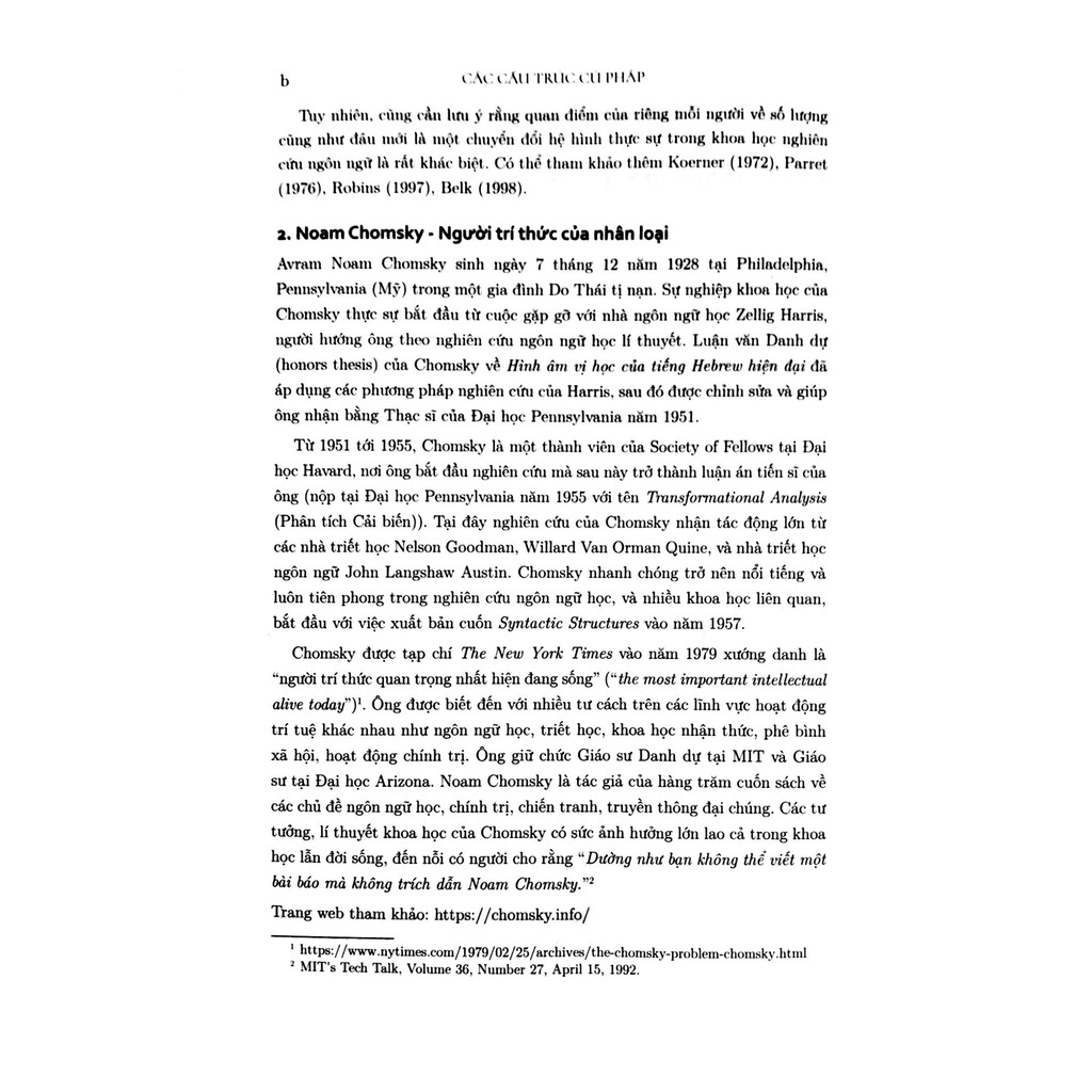 Sách - Các Cấu Trúc Cú Pháp - Noam Chomsky