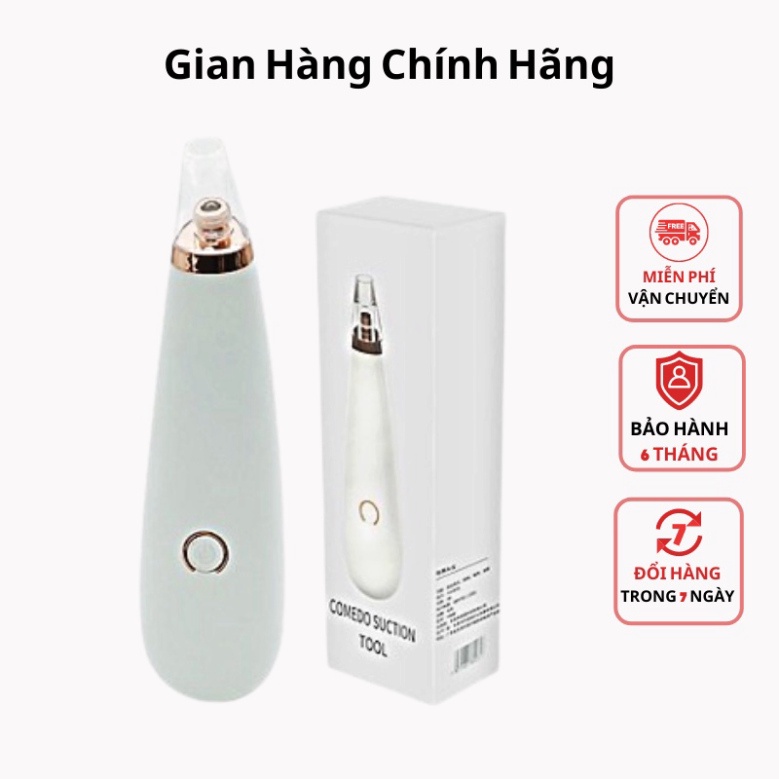 Máy hút mụn cầm tay mini - cho da mặt căng bóng, se khít lỗ chân lông