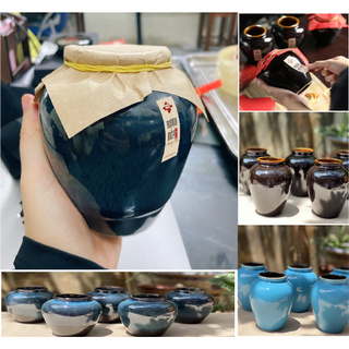 Lu rượu, lu bia cao 12cm miệng rông 6.5cm giá bán nhà lò