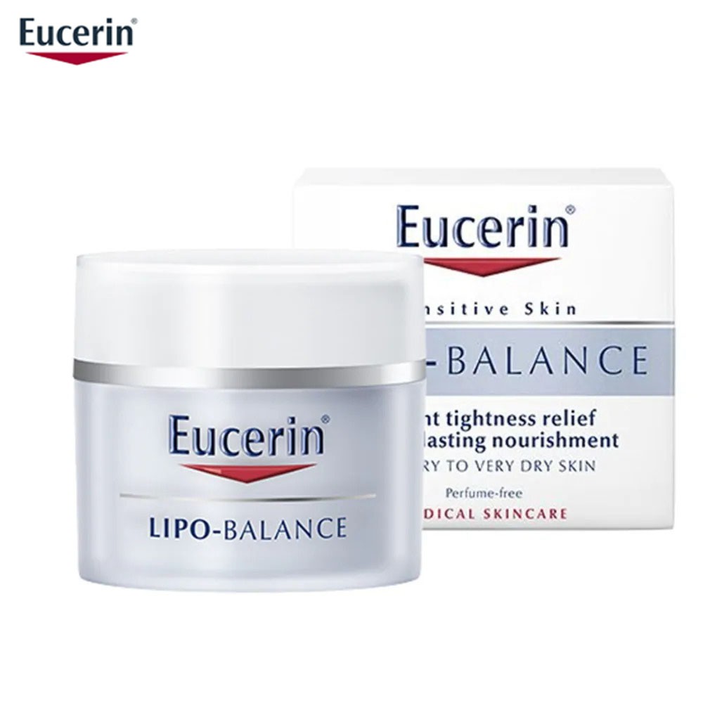Eucerin Kem Dưỡng Ẩm Cho Da Khô Và Nhạy Cảm Lipo Balance 50ml