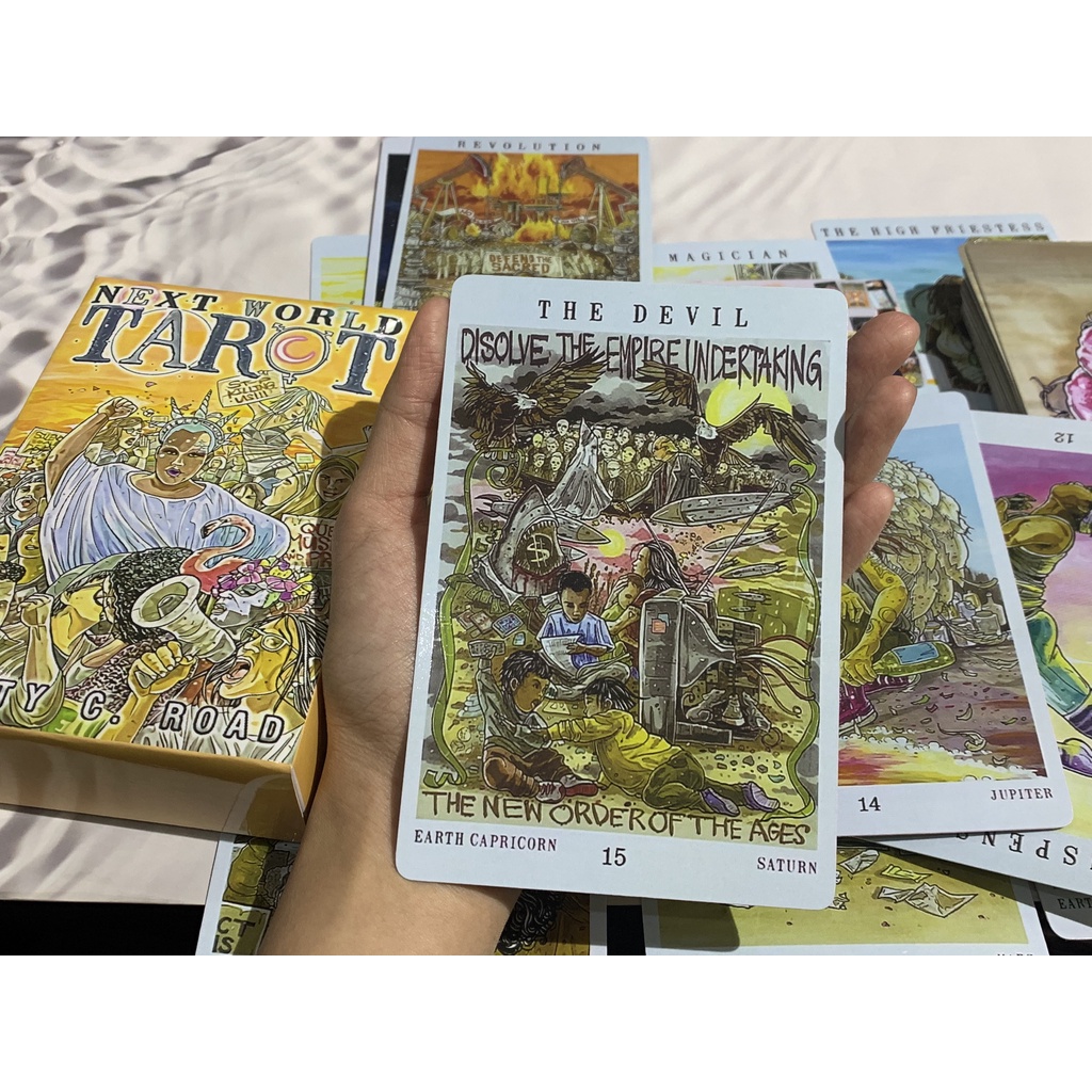 Bộ bài Next Word Tarot size gốc siêu to 10x15cm