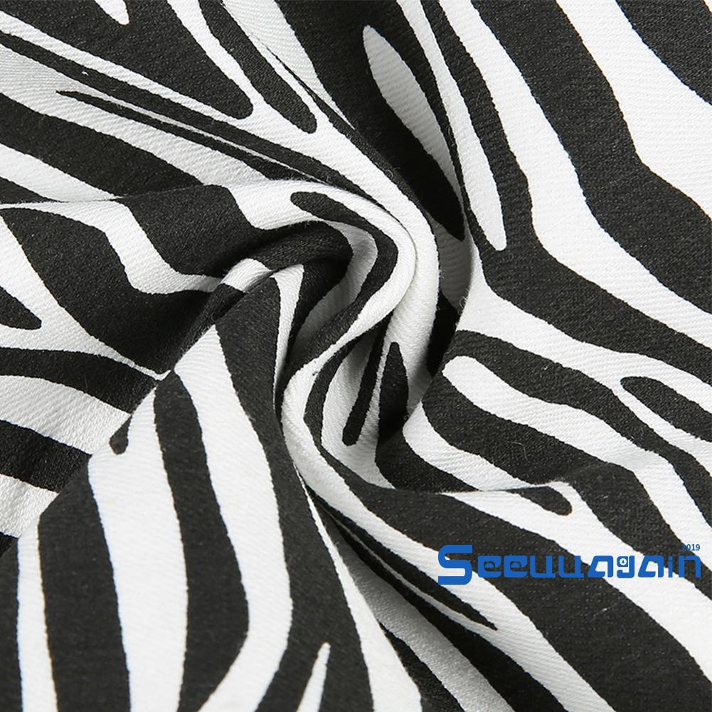 Quần Dài Họa Tiết Sọc Ngựa Vằn Thời Trang Cho Nữ | BigBuy360 - bigbuy360.vn