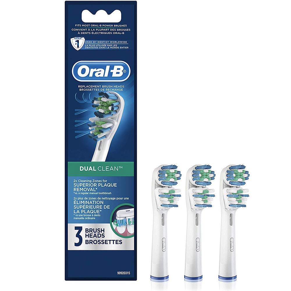 Set 3 Đầu Bàn Chải Điện Thay Thế Oral-B Dual Clean