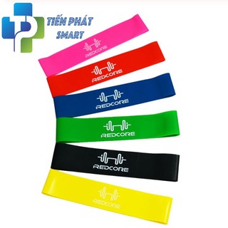 Bộ 6 dây đàn hồi kháng lực miniband tập mông Redcore Chính Hãng (Bảo Hành 3 Tháng)