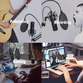 Bộ Micro Có Đèn Cho Pc Cổng Usb (G8V)
