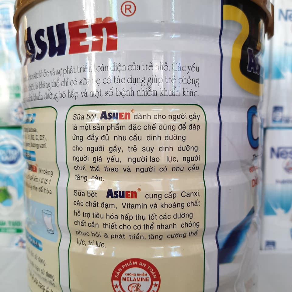Sữa tăng cân Asuen Calo Gain 900g dành cho người gầy từ 1 tuổi trở lên