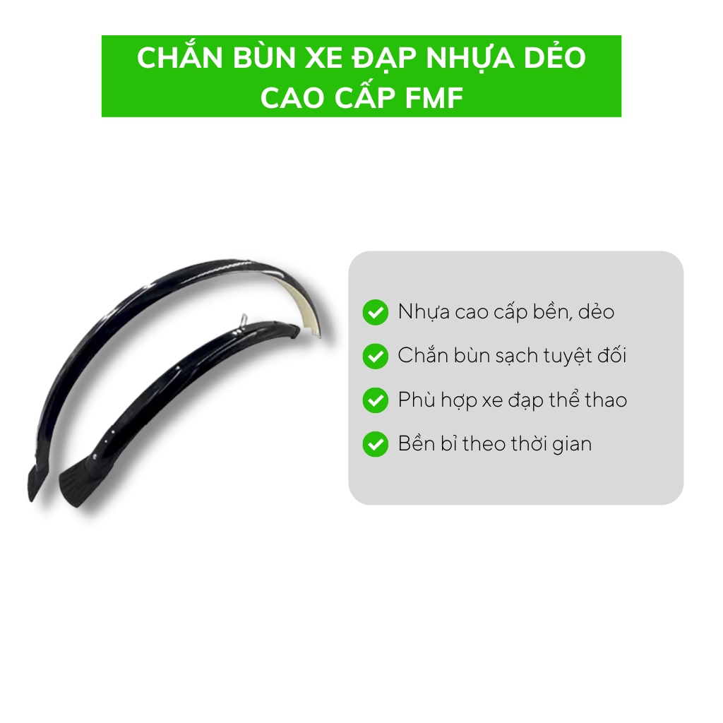 Chắn bùn xe đạp nhựa dẻo cao cấp FMF