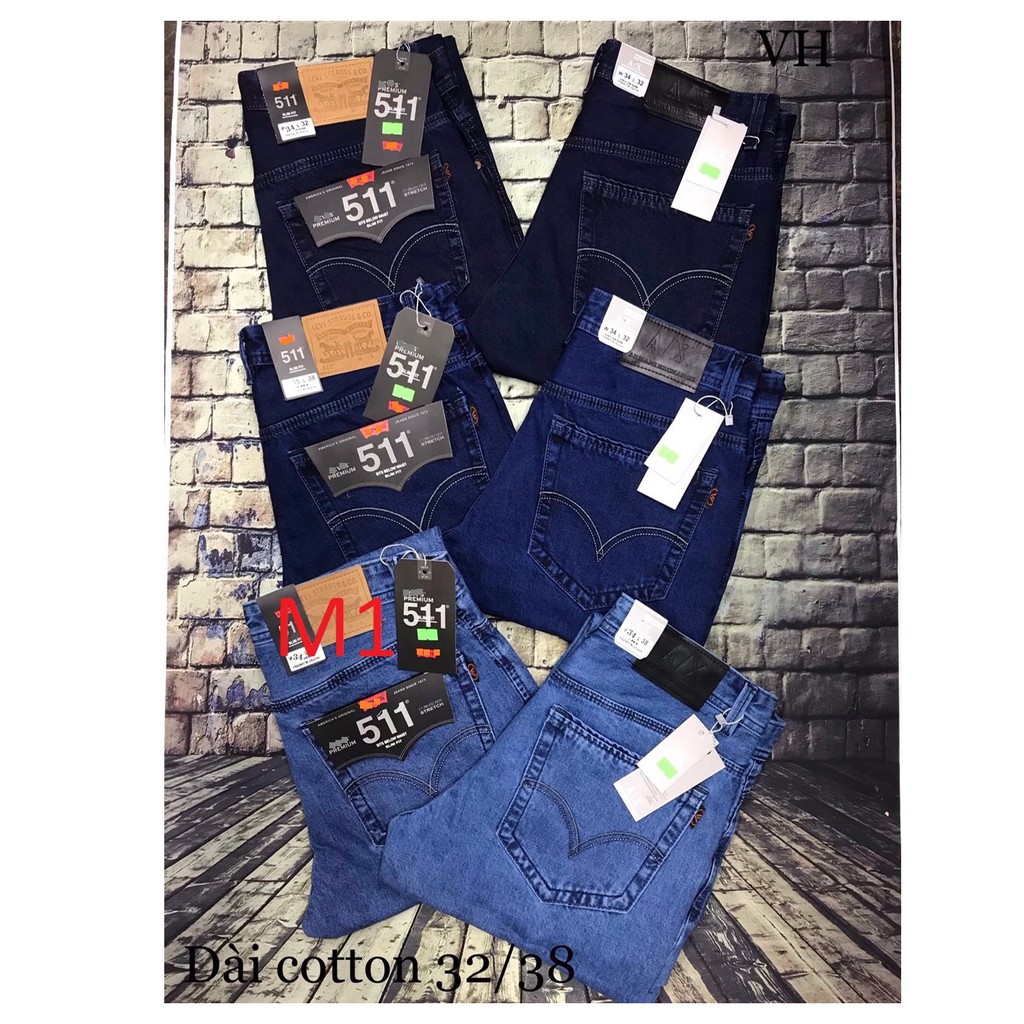 Quần jeans nam co giãn Big size ống suông QN235