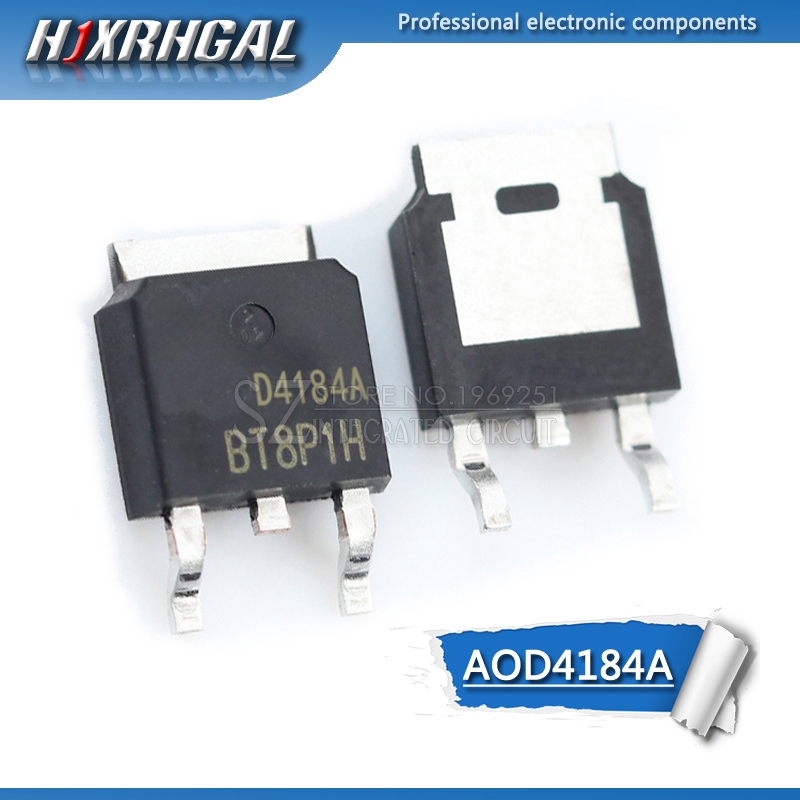 Bộ 10 Linh Kiện Điện Tử Aod4184A To-252 D4184A To252 Aod4184 D4184 40v / 50a Hjxrhgal
