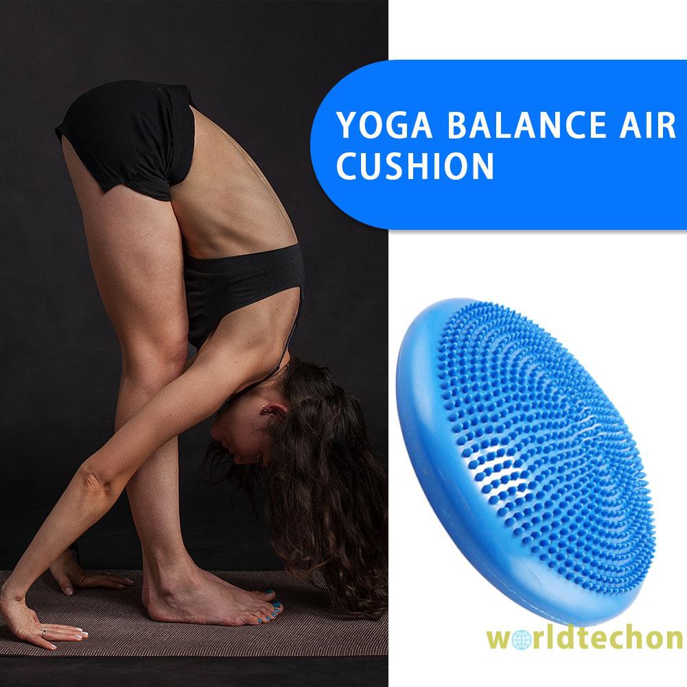 READY STOCK Yoga Mat Balance Exercise Cushion Inflatable Massage Pads Sports Equipment