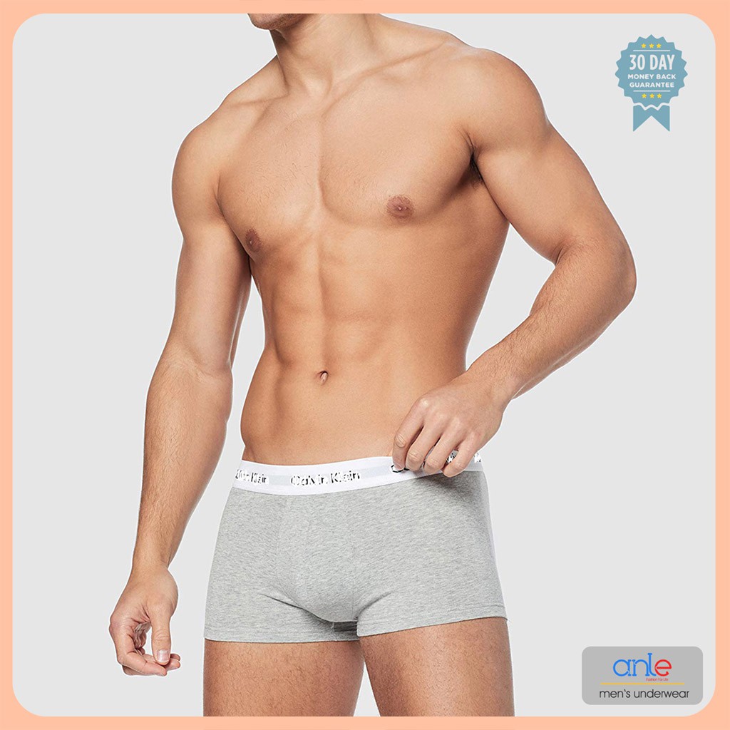 Quần sịp nam BOXER Hàng hiệu Xuất Mỹ Cao cấp Cotton Thiên nhiên Thông hơi (Nhiều Màu) - BXAE - Anle Store