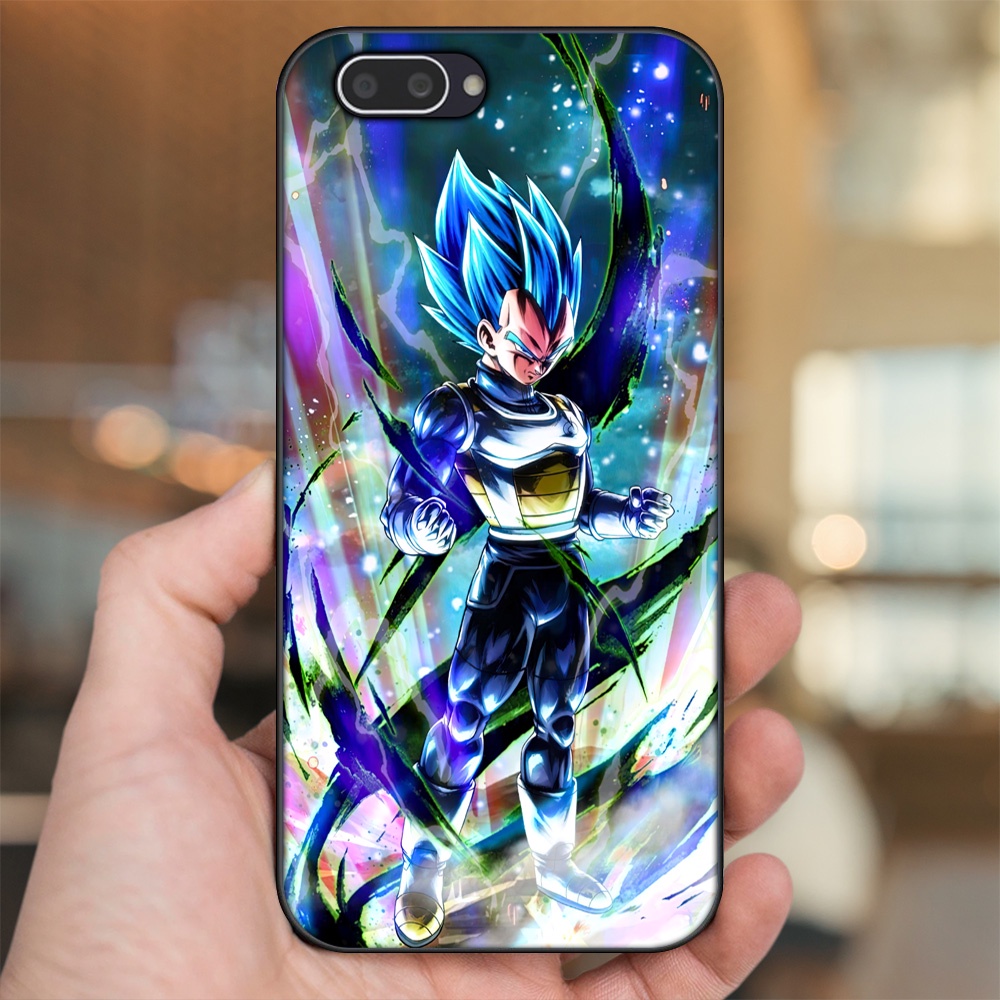 Ốp lưng Oppo A3S viền đen in hình Vegeta Dragon Ball