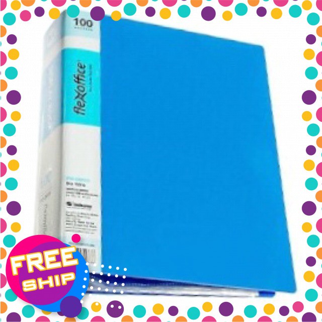 Bìa nhựa 100 lá Thiên Long █▬█ █ ▀█▀