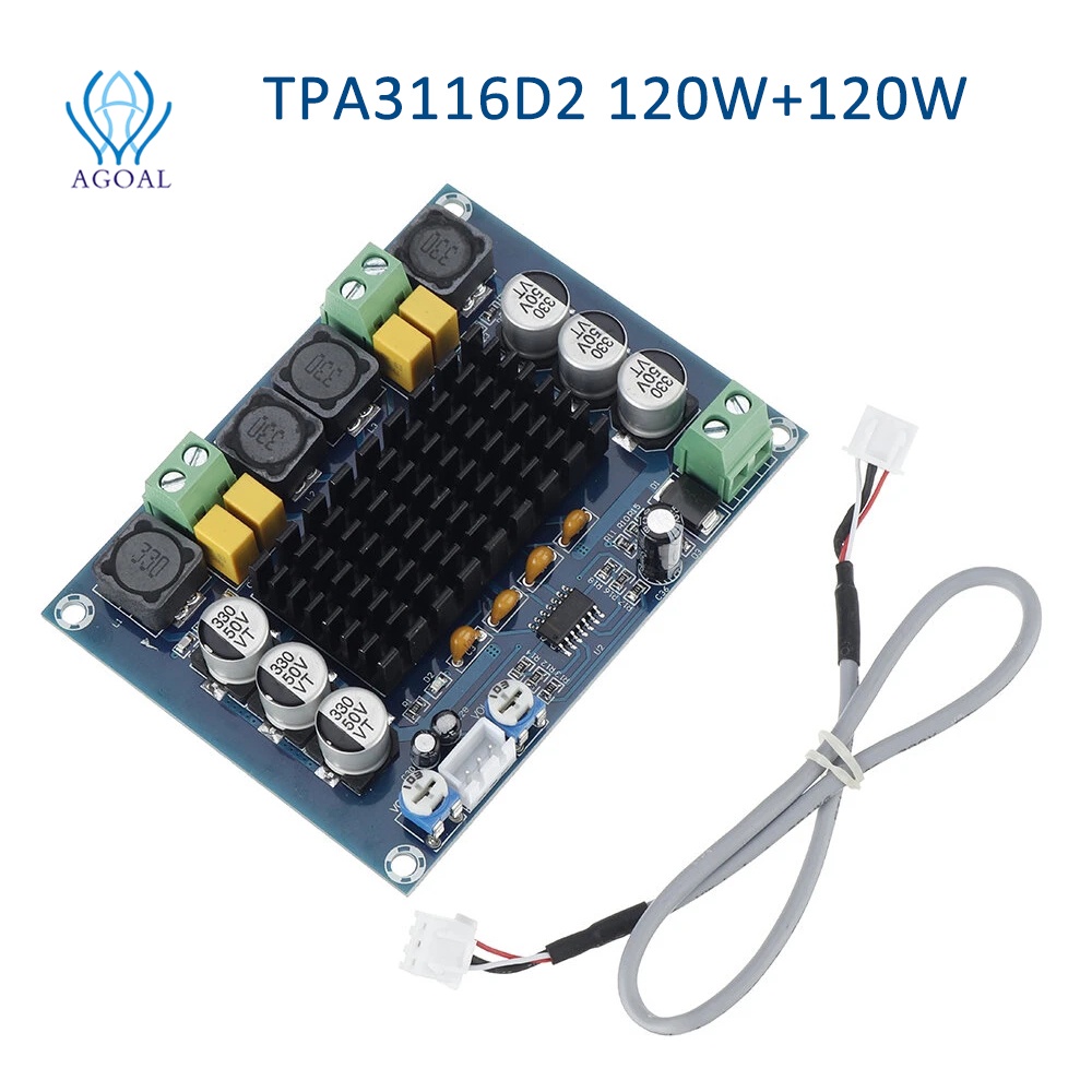 Mô Đun Khuếch Đại Âm Thanh Kỹ Thuật Số Công Suất Cao XH-M543 TPA3116D2 2*120W