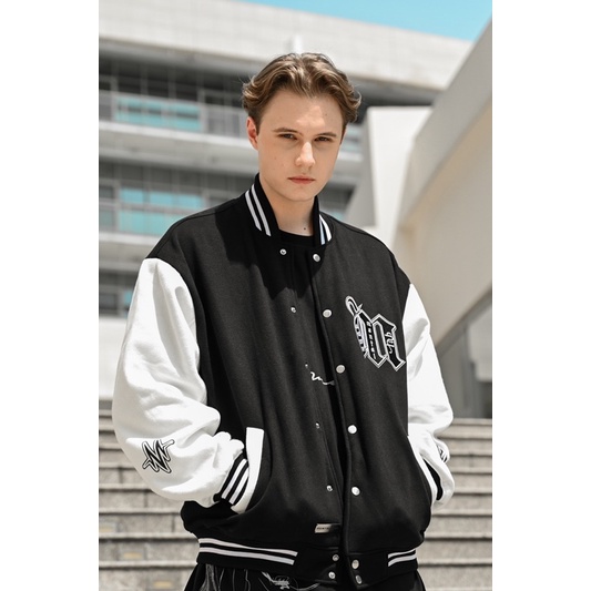 Áo Bomber Nỉ MENTAL® /Gate/ Varsity Jacket