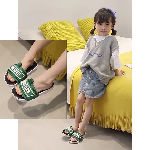 Dép Cho Bé Trai Bé Gái Êm Chân Lịch Sự, Dép Lê Cho Bé Size 2 3 4 5 6 7 Tuổi DB089
