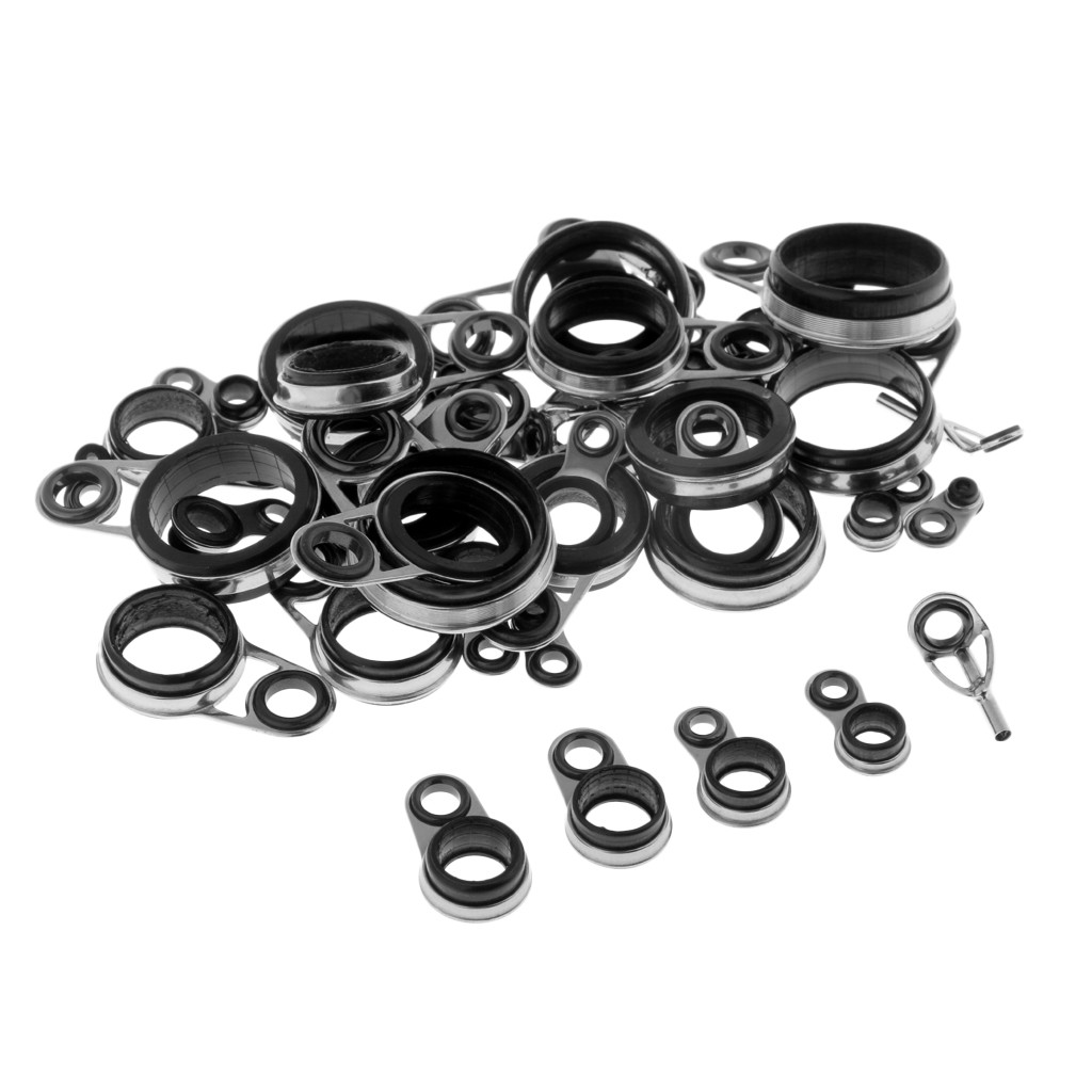 Set 41 Vòng Cố Định Cần Câu Cá Bằng Thép Không Gỉ DIY
