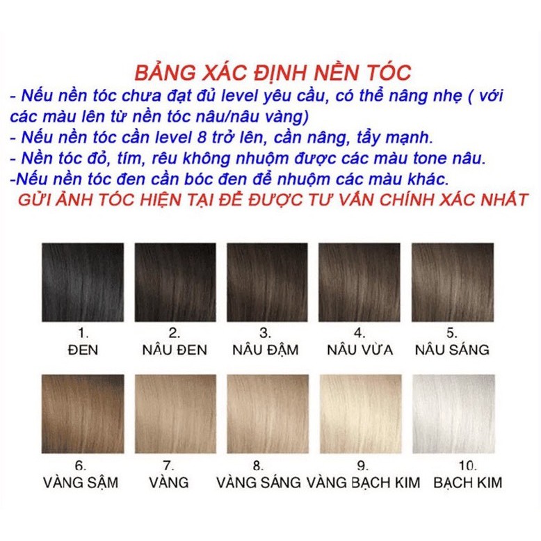 Thuốc nhuộm tóc màu TÍM LAVENDER kèm nâng tone