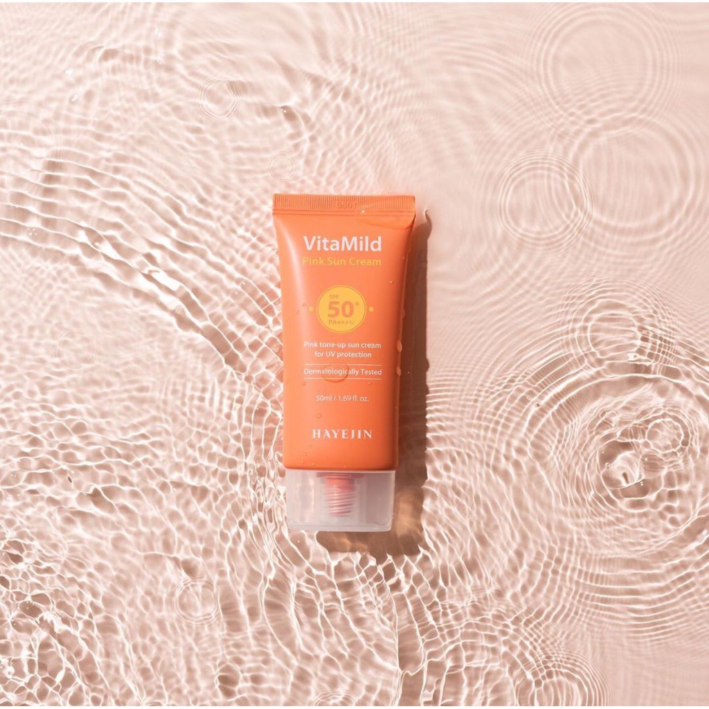 Kem Chống Nắng Hayejin Vitamild Pink Sun Cream Spf50+ Pa++++