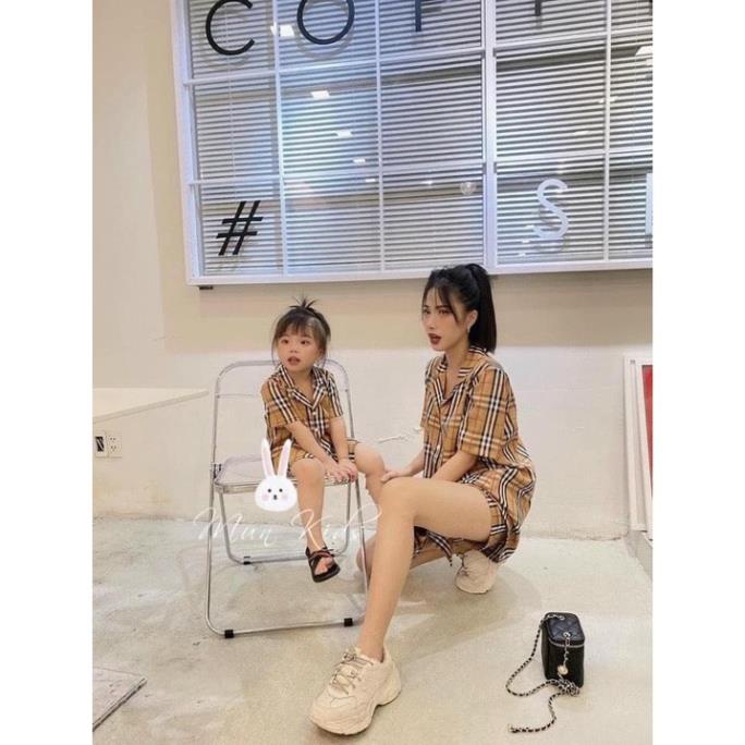 SET BỘ ĐỒ ĐÔI MẸ BÉ KẺ BBR